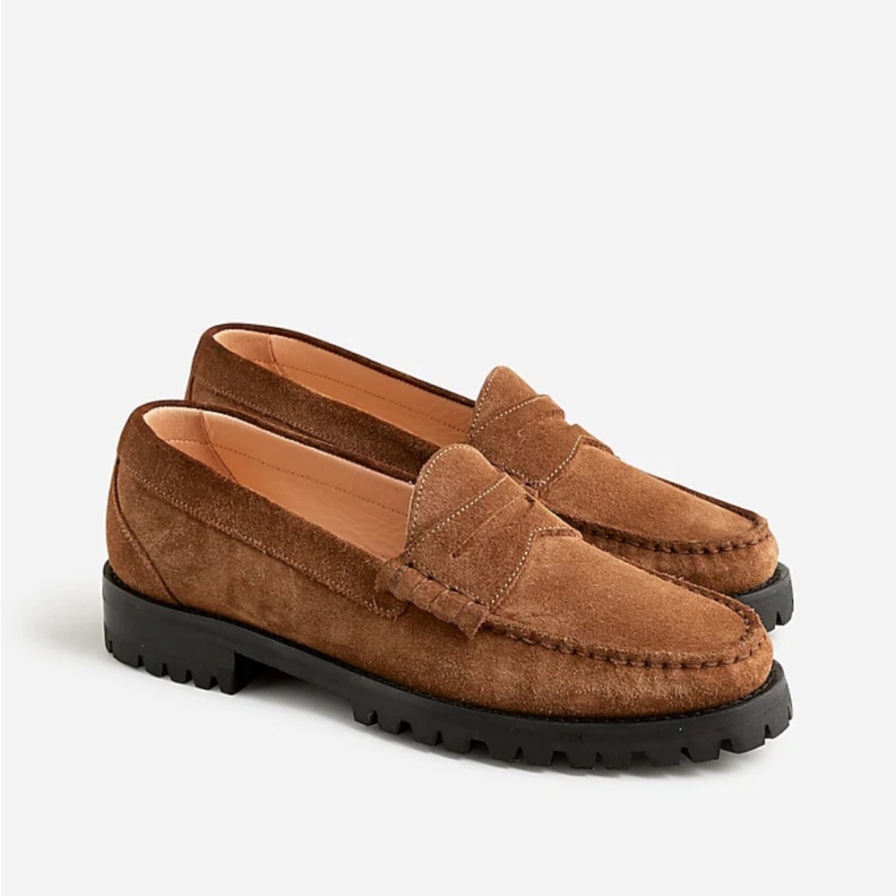 J.Crew Winona Suede Leather Loafers